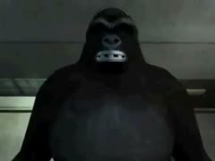 A big gorilla slides his enormous shlong inside a little, legal-age teen in this bizarre cartoon film.